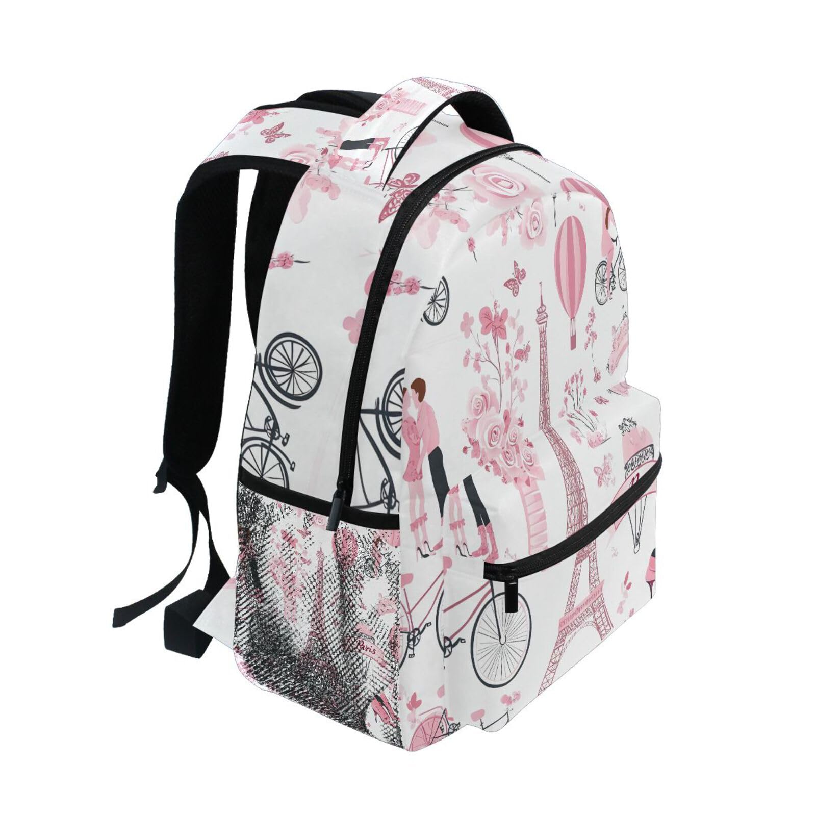 Amazon.com: AUUXVA Backpack Valentine Paris Eiffel Tower Adults